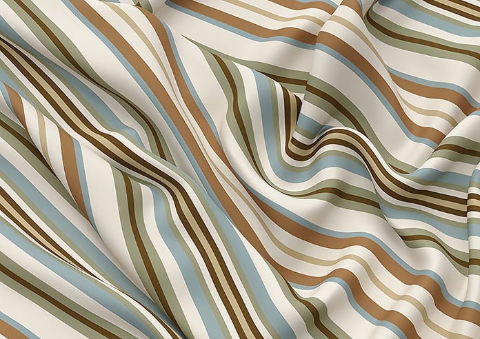 The British Stripe Co. Elizabeth, Derwent No.1 - Roman Blind - Image 4